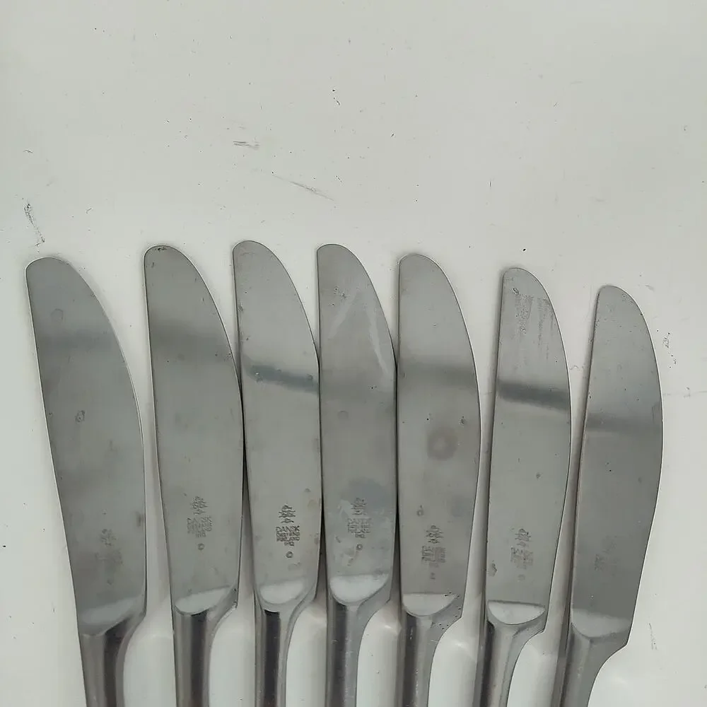 7X BK Variation V Butter Knives Dansk Designs Finland IHQ Stainless MCM